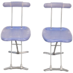 Set Of 2 Toshiyuki Kita Rondine Klapstoelen Magis Italië ‘90 thumbnail 1