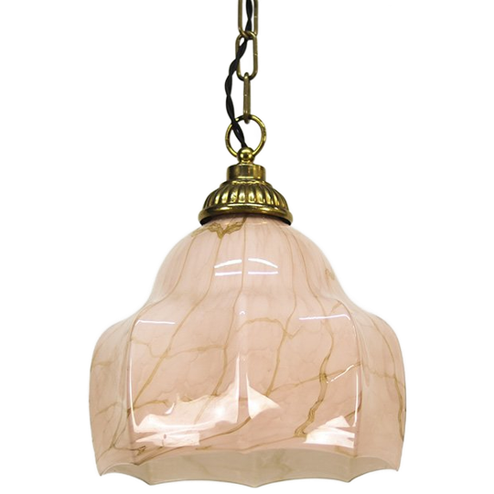 Art-deco Hanglamp Roze 1