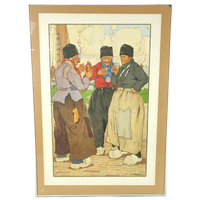 Henri Cassiers - Grote Ingekaderde Druk