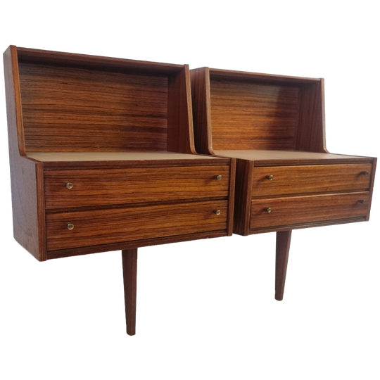 Vintage Nachtkastjes - Mid Century – Jaren 60 1