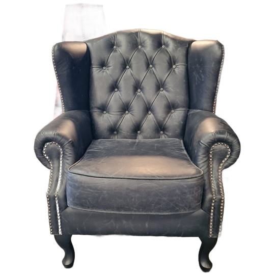Chesterfield Lord Fauteuil - Vintage Grijs 1
