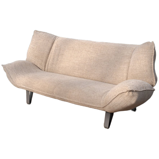 Leolux Tango | 3-zits Design Bank | Jute Beige Bruin Zgan 1