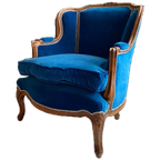Koningsblauwe Oorfauteuil thumbnail 1