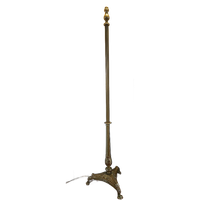 Klassieke Vintage Messing Rococo Vloerlamp