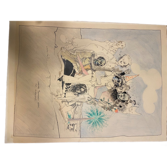 Litho Van André Naessens « Het Doktersbal » 1