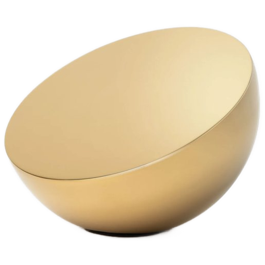 Aura Table Mirror (brass) By New Works 1