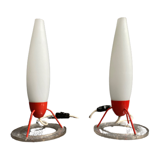 Set Napako Desk Lamps Model 1616 1960s, 1