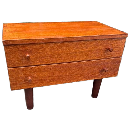 Vintage Deens Ladekastje Teak - Jaren 60 1