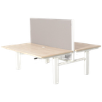 Solidesk Benchwerkplek, Oak Light Blad, 160 X 80 Cm, Hoogte Instelbaar Onderstel D.M.V. Handsling thumbnail 1
