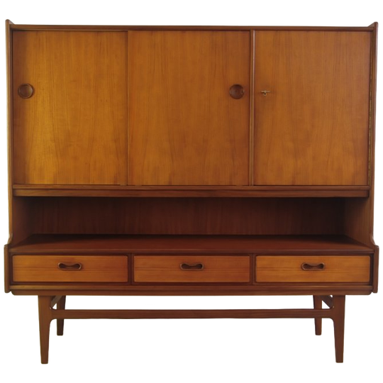 Vintage Deens Dressoir High Board 1