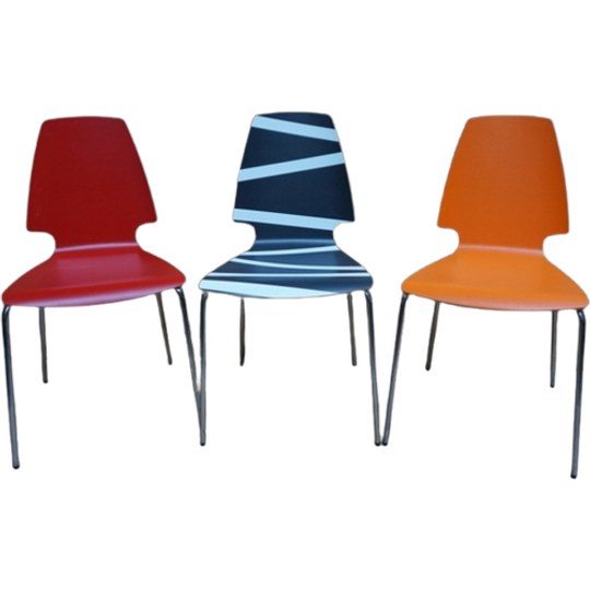 Set Van 3 Vintage Stoelen. 1