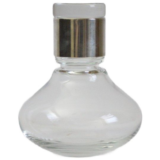 Modernist Glass Decanter With Lid 1