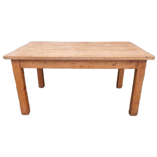 Robuuste Grenen Landelijke Tafel Vintage 1