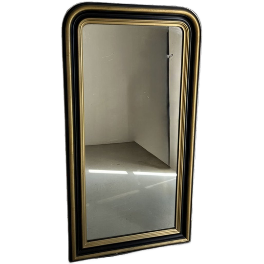 Grote Antieke Toogspiegel 127x67cm 1