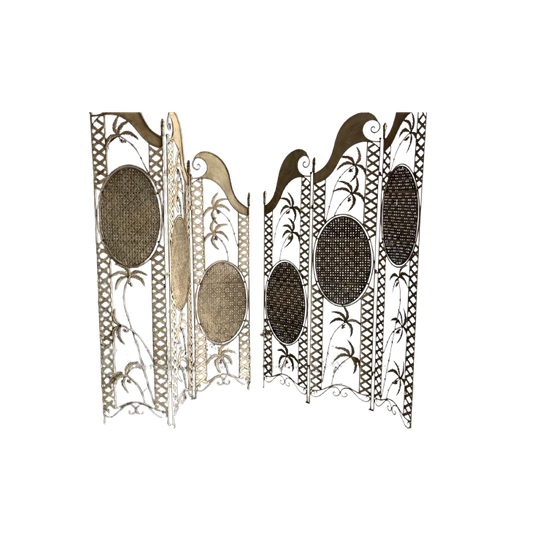 Room Divider Rotan And Iron 1