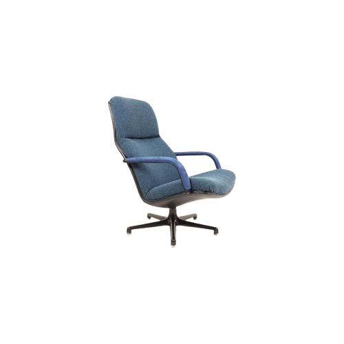 Artifort Swivel Chair Blue | F141 Geoffrey Harcourt Bureau