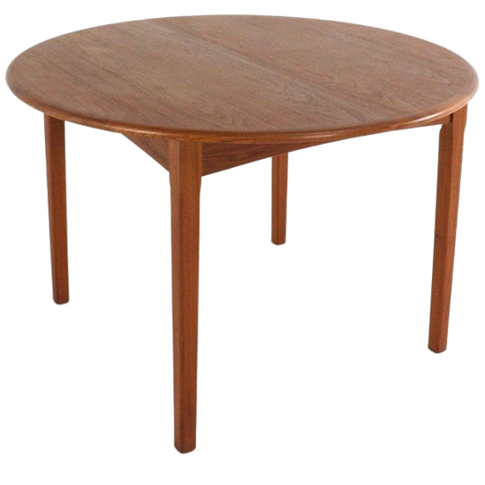 H. Sigh & Sons Ronde Verlengbare Eettafel Deens Vintage 1
