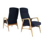 Fauteuil Herenmodel 'Duivendrecht Donkerblauw | 2 Stuks Op Voorraad thumbnail 1