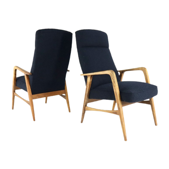 Fauteuil Herenmodel 'duivendrecht Donkerblauw | 1 Stuks Op Voorraad 1