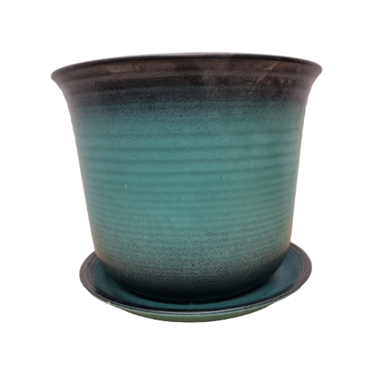 Vintage Keramieken Bloempot Jaren 80 1