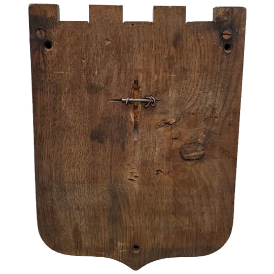 Antiek Frans Bronzen Plaquette Commune Du Mont St Michel 1