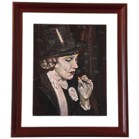 Olieverf Op Paneel Marlene Dietrich