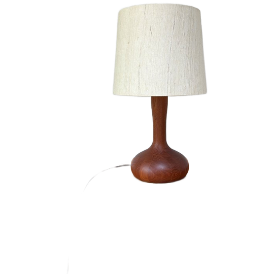 Teak Houten Taffellamp Van Domus 1