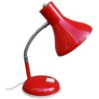 Rood Vintage Bureaulampje