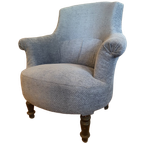 Fauteuil Damesstoel Stoel Biedermeier 1880 Frans Antiek thumbnail 1
