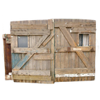 Mooie Oude Dubbele Boeren Stal Schuur Deuren thumbnail 1
