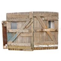 Mooie Oude Dubbele Boeren Stal Schuur Deuren