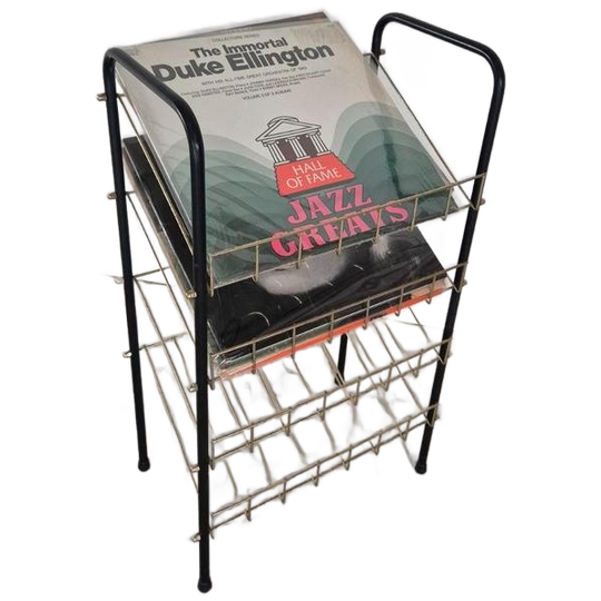 Lp Vinyl Vintage Rek Tijdschriften Boeken Metaal. 1