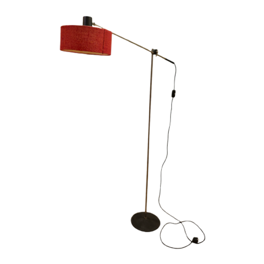 Vintage Vloerlamp Hengellamp Staande Hengel Lamp 1