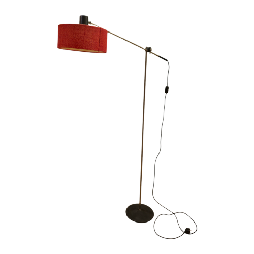 Vintage Vloerlamp Hengellamp Staande Hengel Lamp