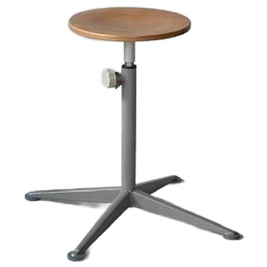 Ahrend | Tekentafelkruk Friso Kramer Vintage Kruk Industrieel 1