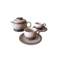 Mid Century Vintage Gerzit West Germany Koffie Of Thee Servies. 15 Delig.