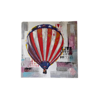 Cobra Art, Balloon. Luchtballon. Canvas. Gesigneerd. 1X1Mtr