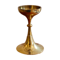 Mooie Vintage Messing Kandelaar Kaarsenhouder Denemarken | Kerst