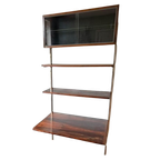 Pastoe Wandsysteem Met Bureau In Palissander 1960s thumbnail 1