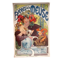 Alphonse Mucha, Bières De La Meuse, 1987