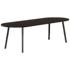 Studio Henk Eettafel New Classic, Gerookt Gebeitst, Plat Ovaal thumbnail 1