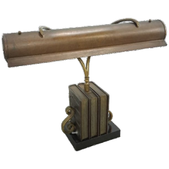 Bronzen Bureau Bankierslamp Bureaulamp 1