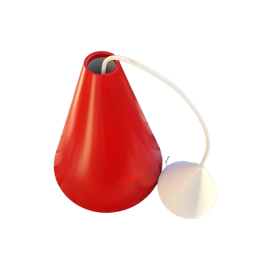 Vintage - Hanglamp - Kegelvorm - Rood - IKEA 1