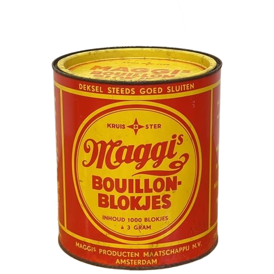 Brocante Maggi Blik Vintage Reclame Item 1