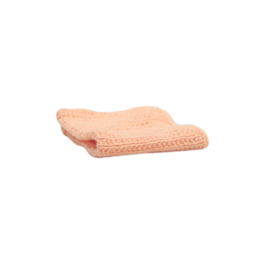 Pastel Oranje Hand Gebreid Vaatdoekje 1