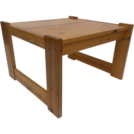 Vintage Salontafel Grenenhout Minimalistisch Jaren 70 1