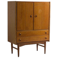 Mid Century Barkastje In Beukenhout, 1960