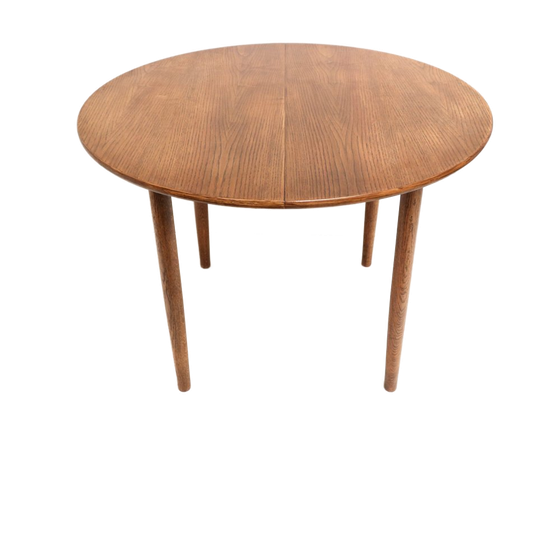 Vintage Verlengbare Ronde Eettafel Uit De Jaren ’70 1