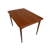 Massief Houten Uitschuifbare Deense Tafel, 1970’S