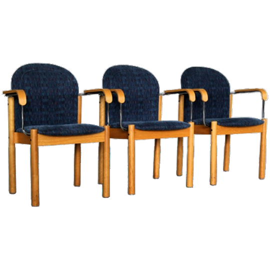 Vintage Stoelen | Armchairs | Kinnarps | Zweden 1